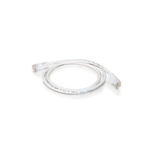 Quiktron 570-125-010 CAT5e Patch Cable, 10' Snagless C5E CM, White