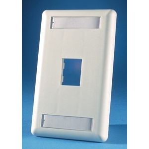 Ortronics 40300549 1-Port Faceplate Trackjack