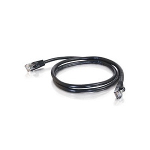 Quiktron 570-135-075 CAT5e Patch Cable, 75' Snagless C5E CM, Black