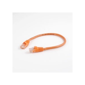 Quiktron 570-140-100 CAT5e Patch Cable, 100' Snagless C5E CM, Orange