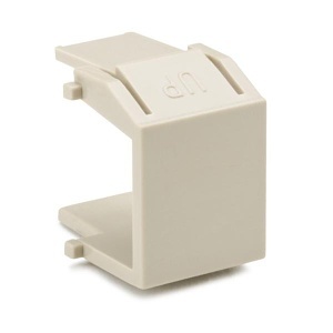 HellermannTyton BLANK-I Blank Insert Module, Ivory