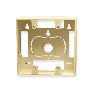 ICC IC107MRDIV Mounting Box in Double Gang, Ivory