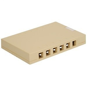 ICC IC107SBTIV Surface Mount Box with 12-Port, Ivory