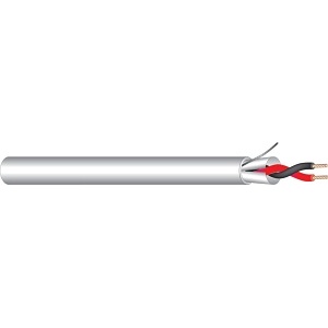 West Penn 25293BYE1000 18/1 Shielded Plenum Audio Control Cable, 1000', Yellow