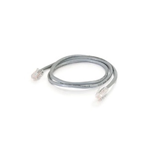 Quiktron 560-100-005 CAT5e Patch Cable, Gray 005' No-Boot Patch Cord