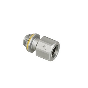 Arlington LTMC50 1/2" Liquid-Tight, Concrete-Tight Zinc Fitting, Silver