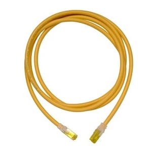 Ortronics MC6A03-04 Clarity CAT6 26/4 Pair Modular Patch Cable, UTP, 3', Yellow