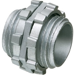 Arlington 260 1/2" Box to Box Locknut and Snap-Tite Connector, 25-Pack, Zinc