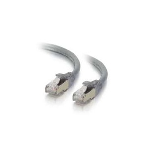 C2G 651 20' Snagless Shielded STP CAT6a Network Patch Cable, Gray