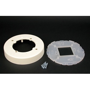 Wiremold 2337A Round Box Extension Fitting, TAA Compliant, Ivory