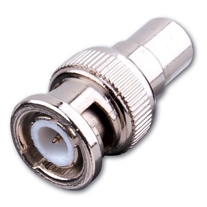 Vanco VAD2X BNC Male Plug to RCA Female Adapter