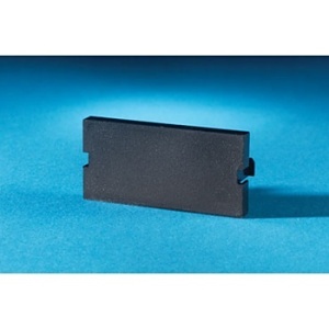 Quiktron 40300164-00 Series II Blank Module, 1U, Black