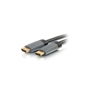 C2G CG50631 Plus Series High Speed HDMI Cable with Ethernet, In-Wall CL2-Rated, 4K 60Hz, M/M, Black, 16.5'