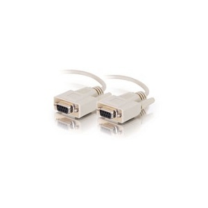 C2G CG25217 DB9 F/F All Lines Extension Cable, 3', Beige