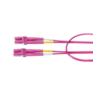 Belden FP4LDLD001M FXDuplex Patch Cord OM4 Duplex ZIP 2.0 MM, 3.28' (1m), to B, Erika Violet Jacket