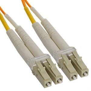 ICC ICFOJ1M310 LC Duplex Multimode 62.5/125 (OM1) Fiber Optic Patch Cable, 10 m, Orange