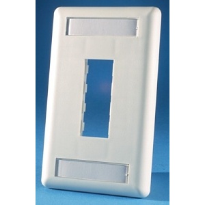 Ortronics 40300548-88 TracJack 2-Port 1-Gang Faceplate