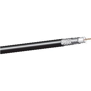 West Penn 1110BK1000 11AWG Coaxial Antenna Cable, 1000', Black