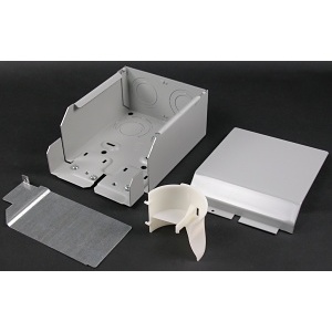 Wiremold V4010DFO 4000 Entrance End Fitting Raceway, Ivory
