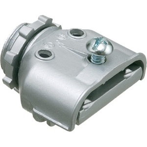 Arlington 846 Single Screw Duplex Connector with 1/2" Knockout Secured