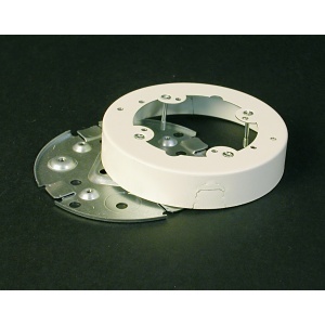Wiremold 5738AFWH Solid Base Fan Box Fitting, White, TAA Compliant