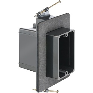 Arlington FN101FD ONE-BOX Single-Gang Double Drywall Nail Vapor Box for Devices