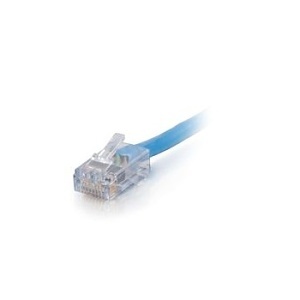 C2G CG15277 CAT6 Plenum Non-Booted Unshielded Ethernet Network Patch Cable, 1' (.3m), Blue