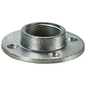 Dottie FF200 Conduit Adapter, 2" Malleable Iron Floor Flange