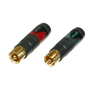 NEUTRIK NF2C-B/2 Professional RCA Plugs