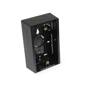 Leviton 42777-1EB 1.45" Single Surface-Mount Back Box, Black