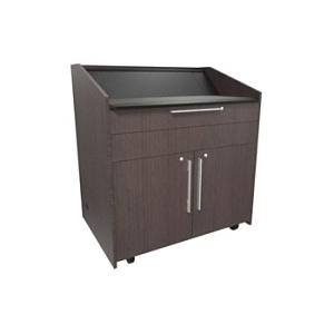 Middle Atlantic L5KCB2SEHA3ZP001 L5 Series 2-Drawers Pre-Configured Lectern Finishing Kit, 43" Wide, Asian Night