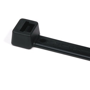 HellermannTyton T120R0H4 Heavy Duty Cable Tie, UL Rated, PA66, Black, 15", 500-Pack