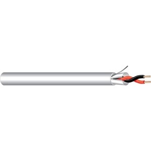 West Penn HF295GY1000 Non Plenum Audio Cable, 1P 14G Shielded LSZH-1000' Gray