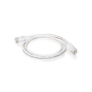 Quiktron 570-125-100 CAT5e Patch Cable, 100' Snagless C5E CM, White