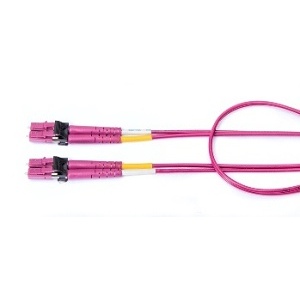 Belden FP4LDLD002M FX Duplex Patch Cord OM4 Duplex ZIP 2.0 MM, 6.6' (2m), to B, Erika Violet Jacket