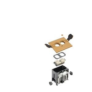 Arlington FLBAF101CA Floor Box Flip, Caramel