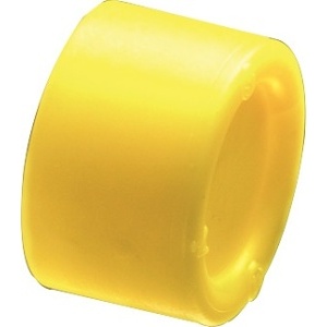 Arlington EMT50C Non-Metallic Conduit Cap, Seals Off Conduit During Concrete Pours, 100-Pack, 0.840" x 0.840", Yellow