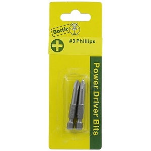 Dottie IB3PXC Drill Bit, #3 3" Phillips Power Bit Carded
