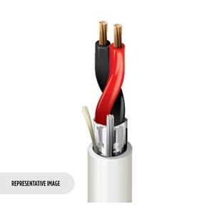 Belden 6300FE 18/2 Stranded Shielded Plenum Cable, 1000'