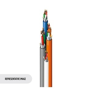 Belden 558AFS Access Control Cable, Riser-CMR, 3-22 AWG pairs, 4-18 AWG conductors, 4-22 AWG conductors, 2-22 AWG conductors, Stranded, Shielded, 1000'