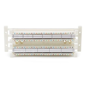HellermannTyton T110KIT1004 Network Patch Panel, CAT5e 100-Pair with 4-Pair Clips Installation Kit