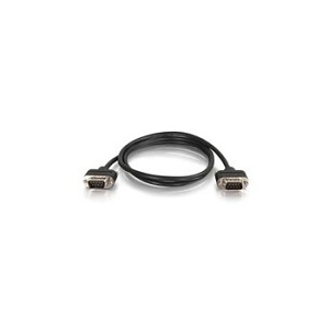 C2G CG52166 Serial RS232 DB9 Null Modem Cable with Low Profile Connectors M/M, 6'