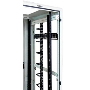 Great Lakes VCB-79 Vertical Cable Bar for 79"H ES Cabinets, Black