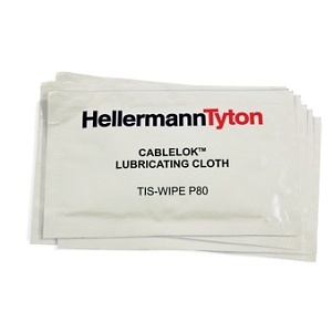 HellermannTyton P80-10 Cleaning and Cablelok Lubricant Wipes