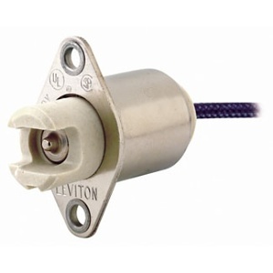 Leviton 554 Incandescent Lamp Holder with Recessed Contact