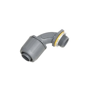 Arlington NMLT907 90-Degree Snap2It Non-Metallic Conduit Adapter