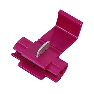 IDEAL 83-3261 Tap Splice Connector, 22 to 18 AWG, 600V Max, 75° C, Red