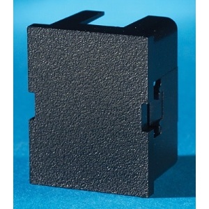 Ortronics 42100002-00 Keystone Blank TrackJack Insert, Black, 10-Pack