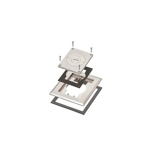 Arlington FLBC8513NL Single Gang Non-Metallic Concrete Floor Box, Faceplates & Mounting Boxes
