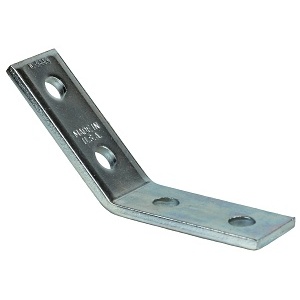 Dottie SAF445 Clips and Clamp, Hole Bent 45 Degree Open Angle Fitting